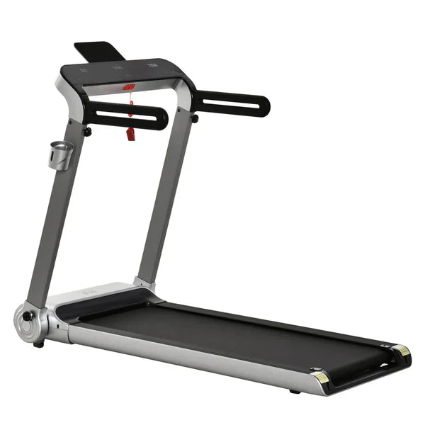 T103 Folding Treadmill – Compact 14km/h Walking Pad with LED Display, Shock Absorption & 750W Motor