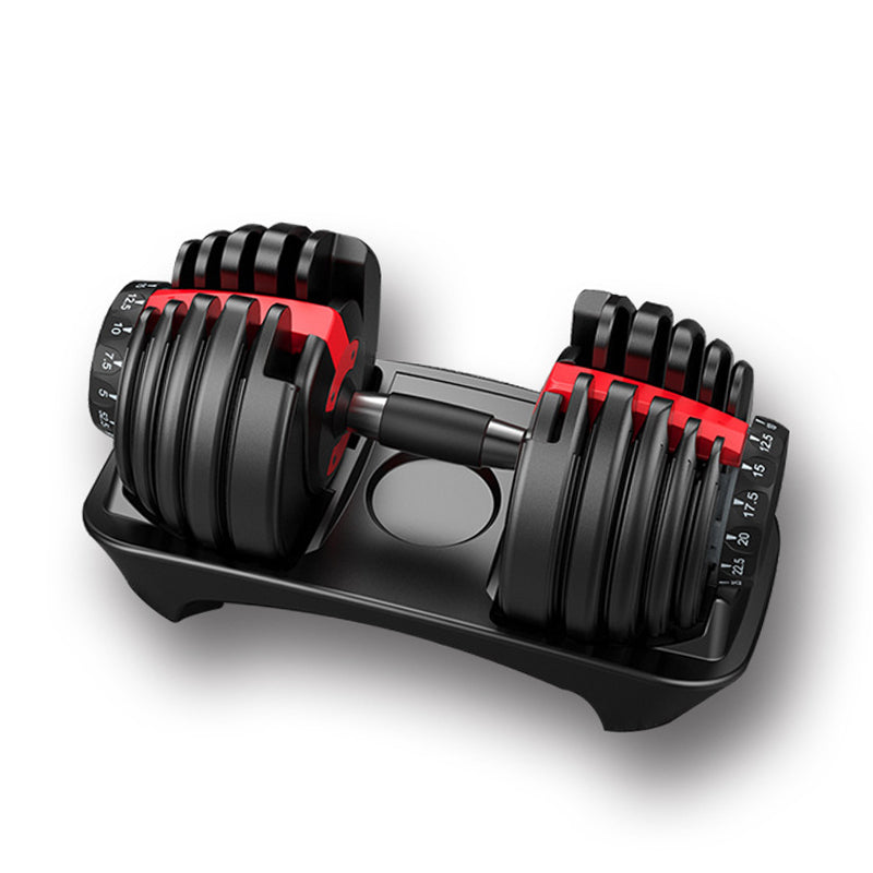 24kg Adjustable Dumbbell 15-in-1 - Quick Dial Weight Selection System from to 24kg - Space-Saving Home Gym Weights with Non-Slip Handle - Full Body Strength Training Equipment