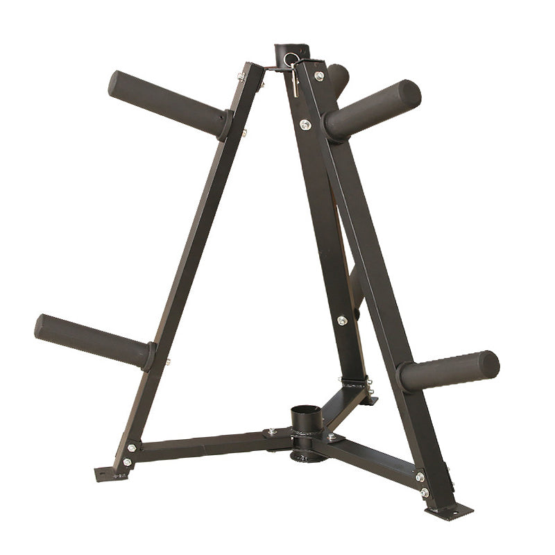 Professional Vertical Weight Disc & Dumbbell Storage Rack - Heavy-Duty 300kg Capacity - Space-Saving Home Gym Equipment with 6 Secure Clamps - Compact Weight Holder for 5cm Olympic Plates