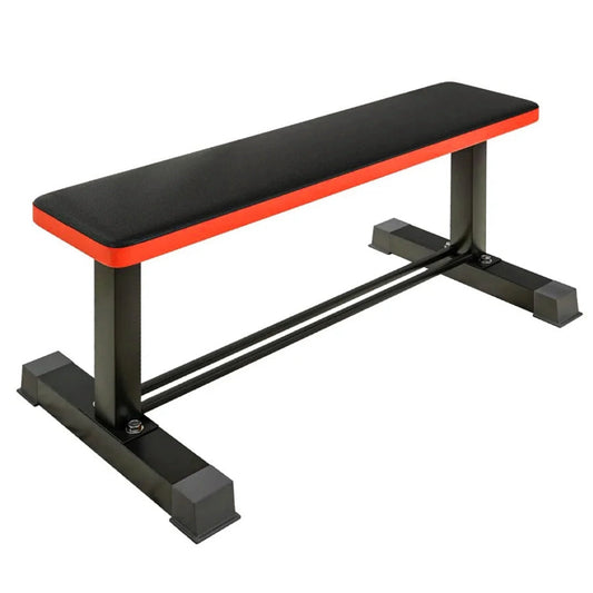 Heavy-Duty Flat Weight Bench – Reinforced Steel for Bench Press, Dumbbell & Core Workouts – Home & Commercial Use