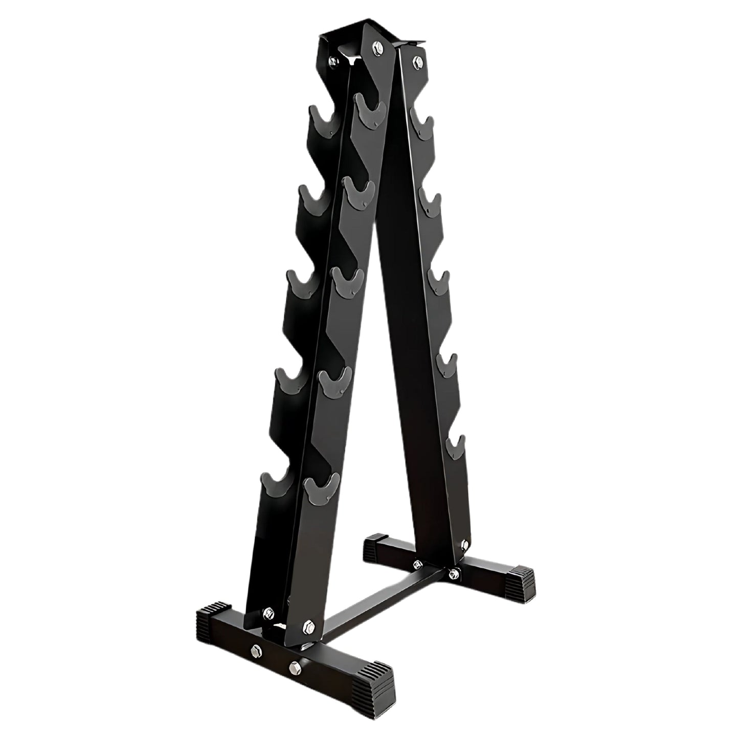 Heavy-Duty Dumbbell Storage Rack - 3, 4, 5 & 6-Tier Options - Premium Steel Construction - Weight Organization System for Home Gym & Commercial Use - Compact Space-Saving Design