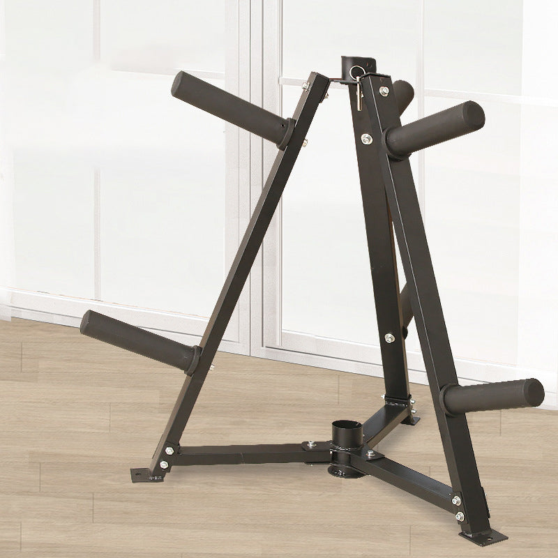 Professional Vertical Weight Disc & Dumbbell Storage Rack - Heavy-Duty 300kg Capacity - Space-Saving Home Gym Equipment with 6 Secure Clamps - Compact Weight Holder for 5cm Olympic Plates