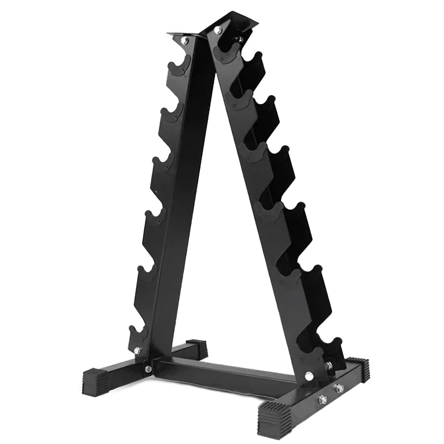 Heavy-Duty Dumbbell Storage Rack - 3, 4, 5 & 6-Tier Options - Premium Steel Construction - Weight Organization System for Home Gym & Commercial Use - Compact Space-Saving Design