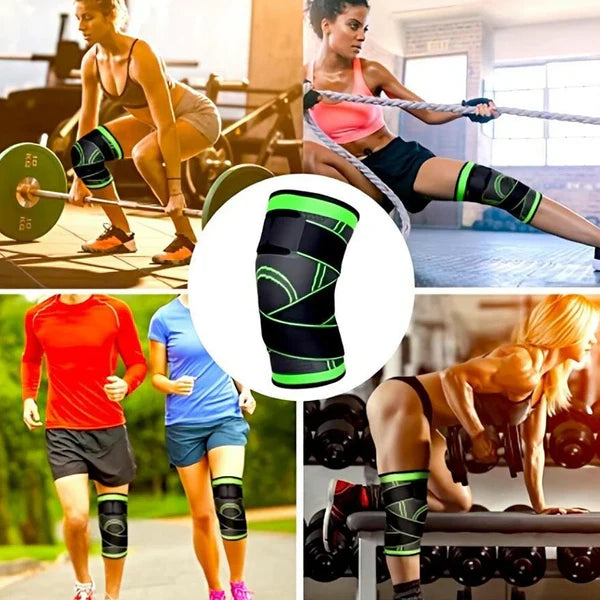 Adjustable Knee Support with Compression Strap – Stabilizing Brace for ACL, Meniscus & Arthritis Relief, Breathable for Sports & Daily Use