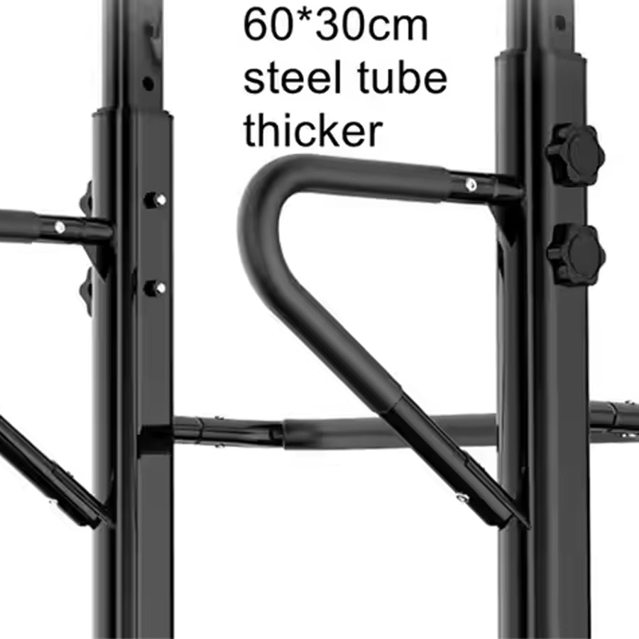Pull-Up & Dip Station Power Tower – Adjustable Height Multi-Function Workout Stand with Heavy-Duty Steel Frame for Full Body Strength Training at Home Gym