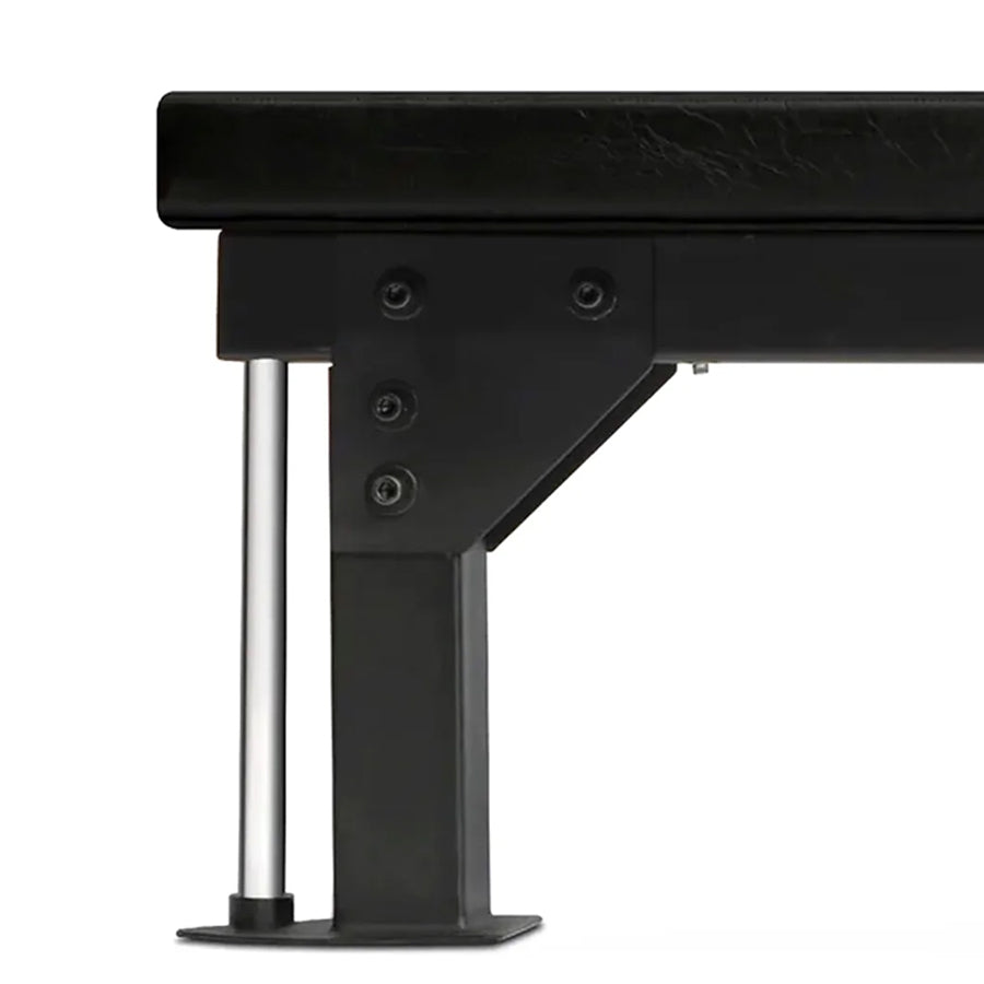 Commercial Flat Weight Bench – Heavy-Duty Steel Strength Bench with 300kg Capacity, Padded Cushion & Rear Wheels | Durable Fitness Bench for Chest Press, Dumbbell & Barbell Workouts at Home or Gym