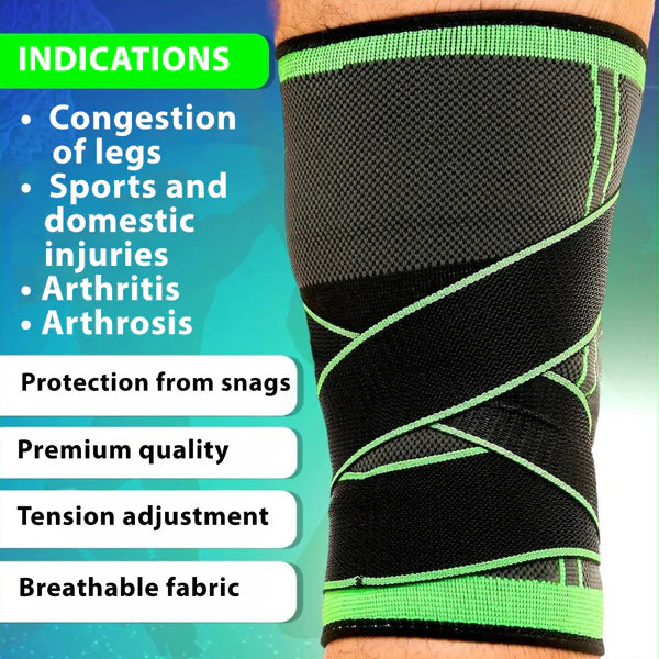 Adjustable Knee Support with Compression Strap – Stabilizing Brace for ACL, Meniscus & Arthritis Relief, Breathable for Sports & Daily Use