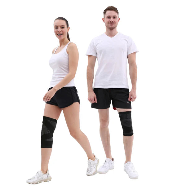 Adjustable Knee Support with Compression Strap – Stabilizing Brace for ACL, Meniscus & Arthritis Relief, Breathable for Sports & Daily Use