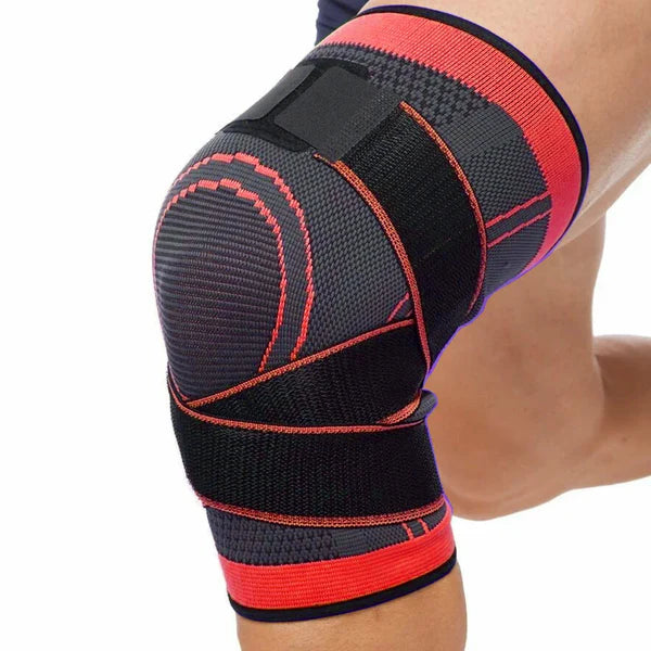 Adjustable Knee Support with Compression Strap – Stabilizing Brace for ACL, Meniscus & Arthritis Relief, Breathable for Sports & Daily Use