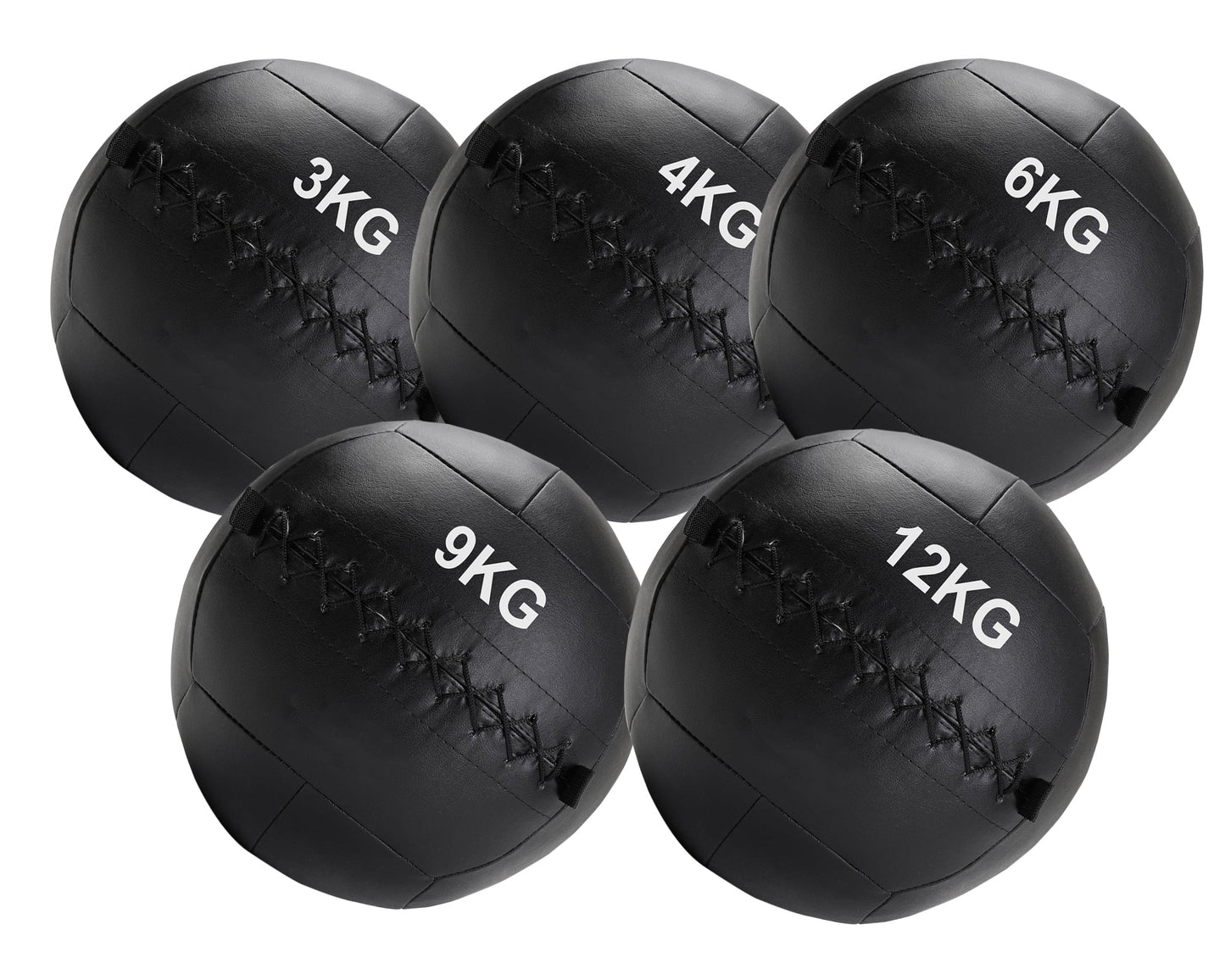 Professional Grade Wall Balls - Heavy-Duty Medicine Balls for CrossFit Training, Strength Conditioning & Core Workouts - Multiple Weight Options (3kg-12kg) - Textured Grip Sand-Filled Vinyl