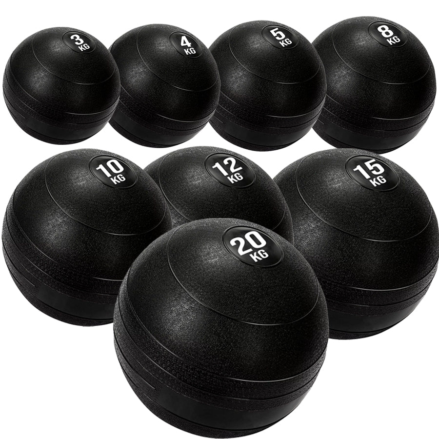 Heavy Duty Slam Balls for Explosive Power Training - Premium Non-Bounce Rubber Medicine Balls - Multiple Weights 3KG to 25KG - Textured Grip for Strength, Conditioning, Core & Cardio Workouts