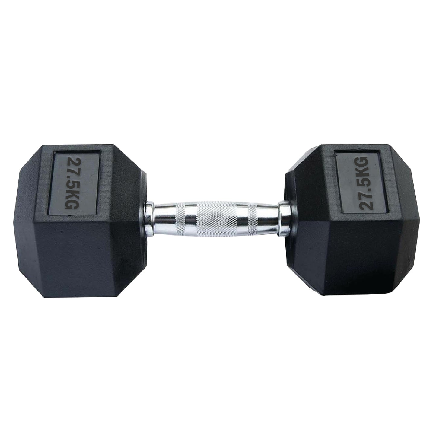 Professional Hex Dumbbells Set - Rubber Coated Weights from 2.5kg to 60kg - Anti-Rolling Hexagonal Design with Ergonomic Metal Handles - Perfect for Home