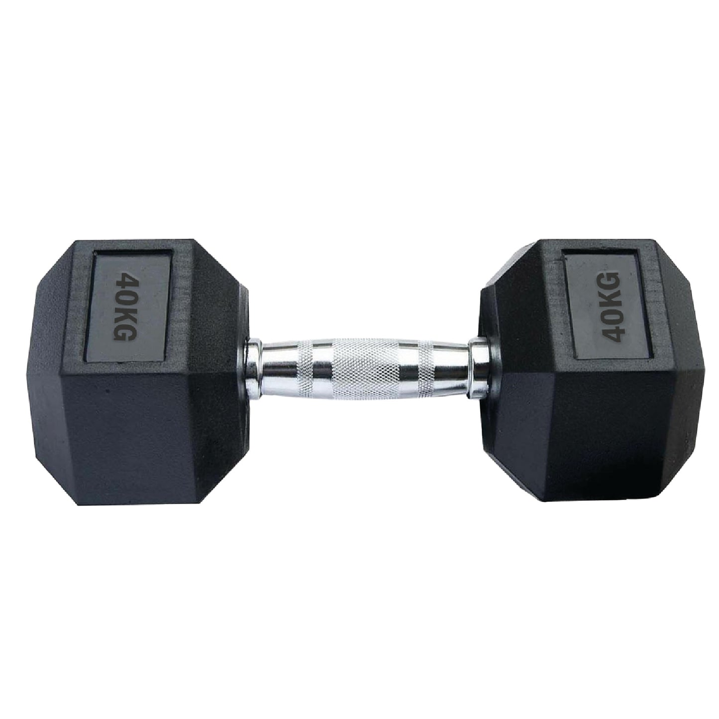 Professional Hex Dumbbells Set - Rubber Coated Weights from 2.5kg to 60kg - Anti-Rolling Hexagonal Design with Ergonomic Metal Handles - Perfect for Home