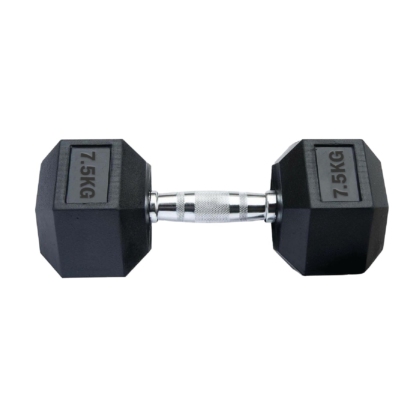 Professional Hex Dumbbells Set - Rubber Coated Weights from 2.5kg to 60kg - Anti-Rolling Hexagonal Design with Ergonomic Metal Handles - Perfect for Home