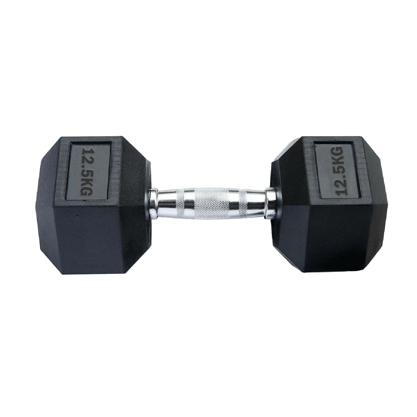 Professional Hex Dumbbells Set - Rubber Coated Weights from 2.5kg to 60kg - Anti-Rolling Hexagonal Design with Ergonomic Metal Handles - Perfect for Home
