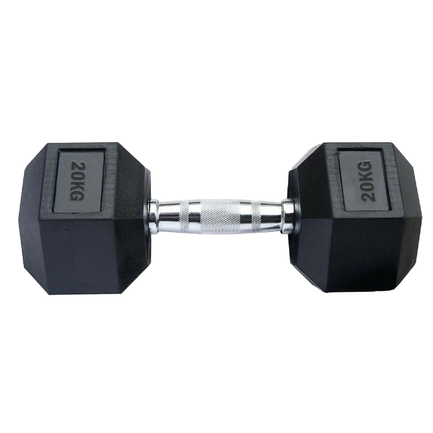Professional Hex Dumbbells Set - Rubber Coated Weights from 2.5kg to 60kg - Anti-Rolling Hexagonal Design with Ergonomic Metal Handles - Perfect for Home