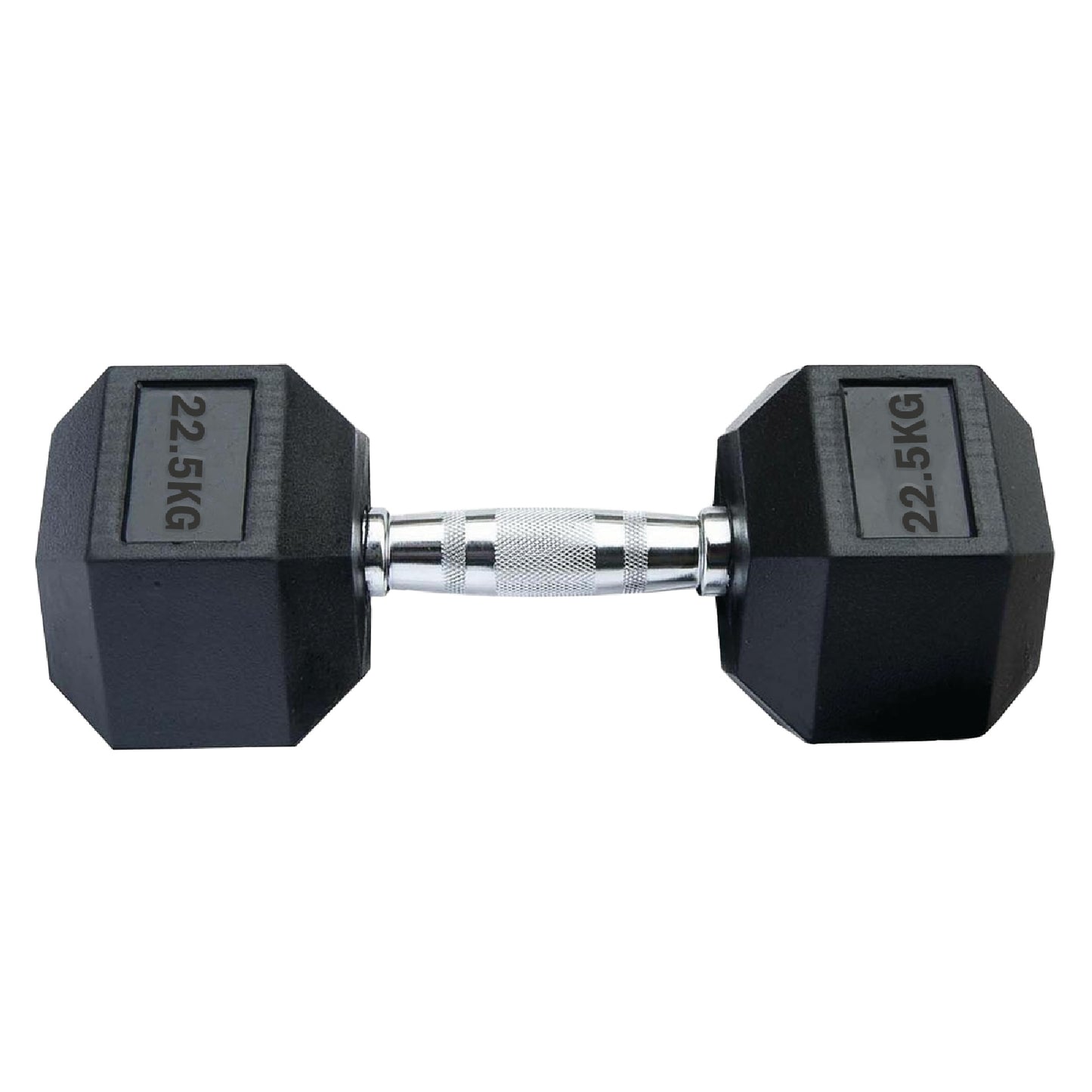 Professional Hex Dumbbells Set - Rubber Coated Weights from 2.5kg to 60kg - Anti-Rolling Hexagonal Design with Ergonomic Metal Handles - Perfect for Home