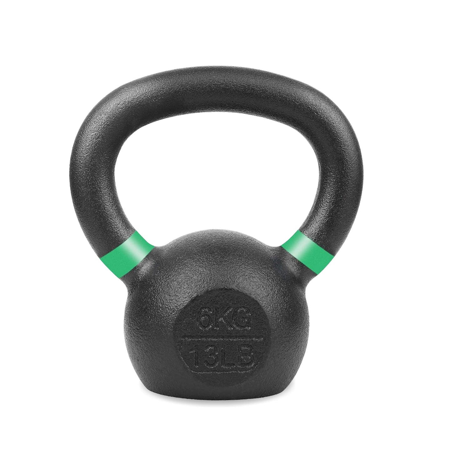 Cast Iron Kettlebells for Full Body Workout - Premium Strength Training Equipment with Ergonomic Grip - Durable Exercise Weights for Home Gym Fitness - Multiple Weight Options Available