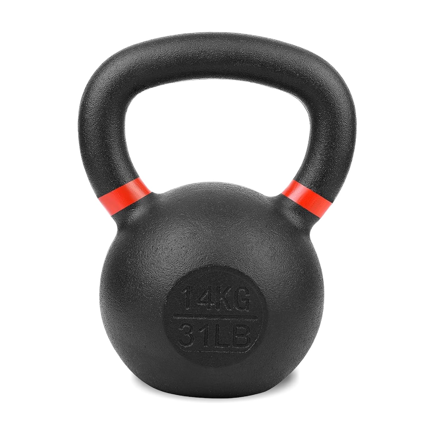 Cast Iron Kettlebells for Full Body Workout - Premium Strength Training Equipment with Ergonomic Grip - Durable Exercise Weights for Home Gym Fitness - Multiple Weight Options Available