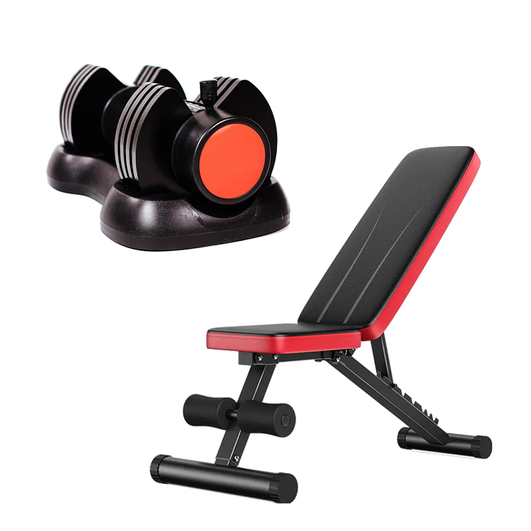 12.5kg Adjustable Dumbbell – 5-in-1 Quick Dial Dumbbell with Safety Lock, 2.5kg–12.5kg Increments, Compact Strength Training for Home Gym Workouts
