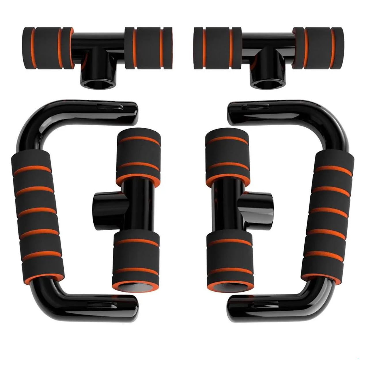 Push Up Bars - Non-Slip Pushup Stands Handles for Men & Women | Premium Chest, Shoulder & Arm Workout Equipment | Portable Strength Training Bars for Home Gym & Travel | Ergonomic Pushup Support