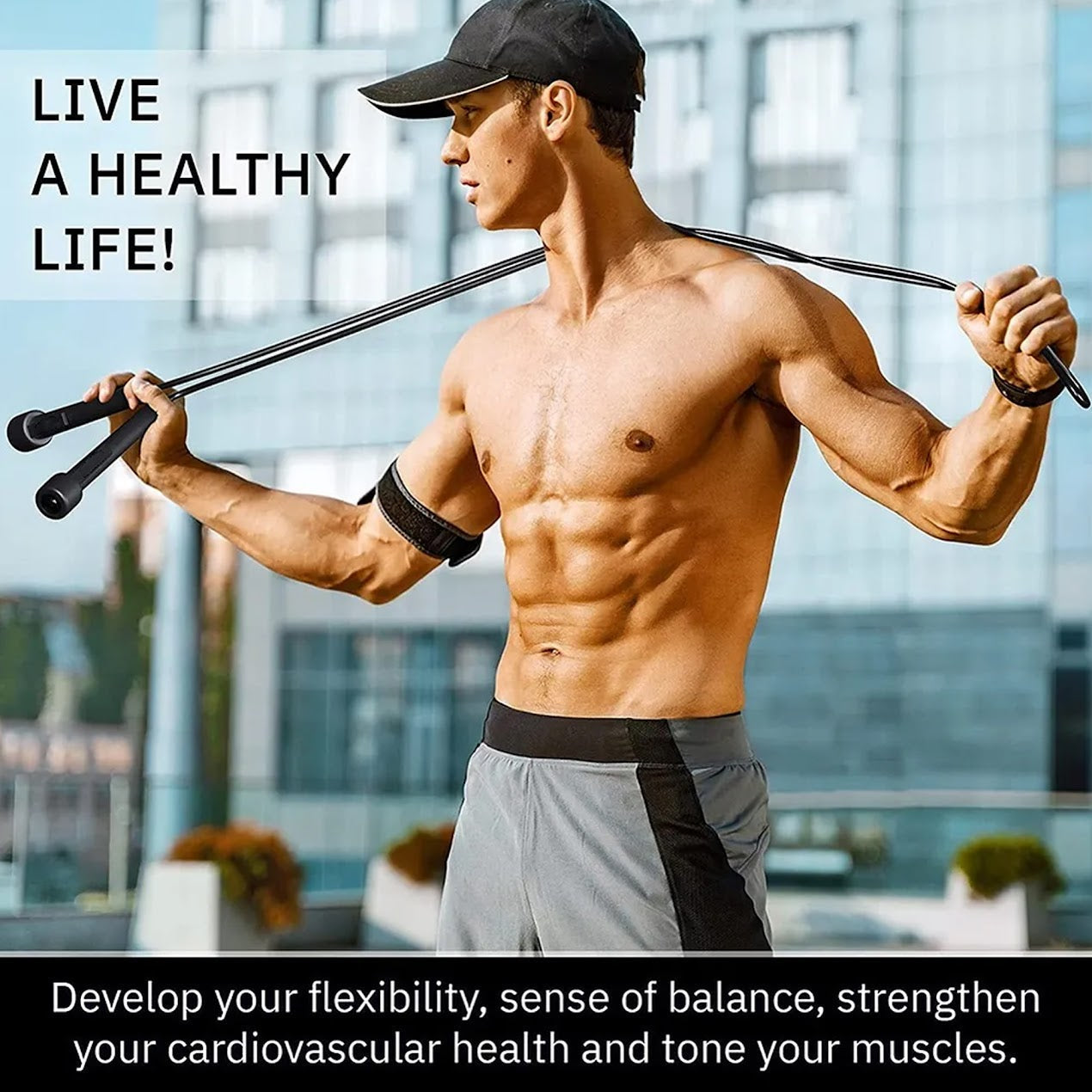 PVC Adjustable Skipping Rope – Tangle-Free Speed Jump Rope with Non-Slip Handles, Adjustable Length for Men, Women & Kids, Ideal for Boxing, MMA, Cardio & Home Workouts