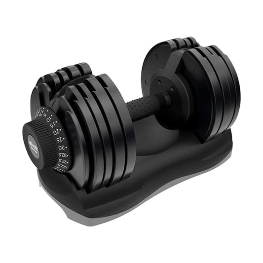 32.5kg Adjustable Dumbbell – 12-in-1 Quick Select Dumbbell | Weight Range 5kg–32.5kg | Space-Saving Strength Training Equipment with Safety Lock for Home Gym Workouts