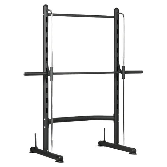 Smith Machine Squat Rack with Pull-Up Bar – Multi-Function Home Gym Station with Adjustable Barbell Heights & 550 lbs Capacity