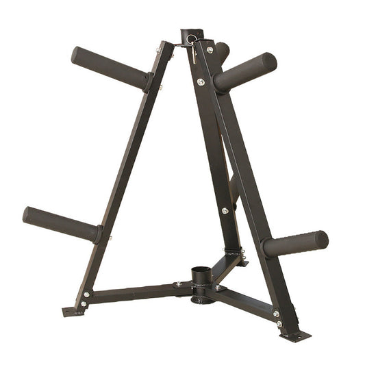 Professional Vertical Weight Disc & Dumbbell Storage Rack - Heavy-Duty 300kg Capacity - Space-Saving Home Gym Equipment with 6 Secure Clamps - Compact Weight Holder for 5cm Olympic Plates