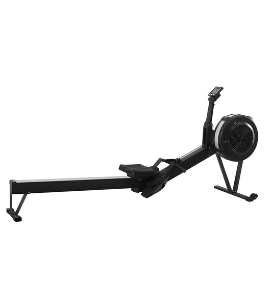 Rowing Machine for Home Use – 10-Level Adjustable Air Resistance Rower with Foldable Design, Ergonomic Seat, LCD Display & Aluminum Rail for Full-Body Training