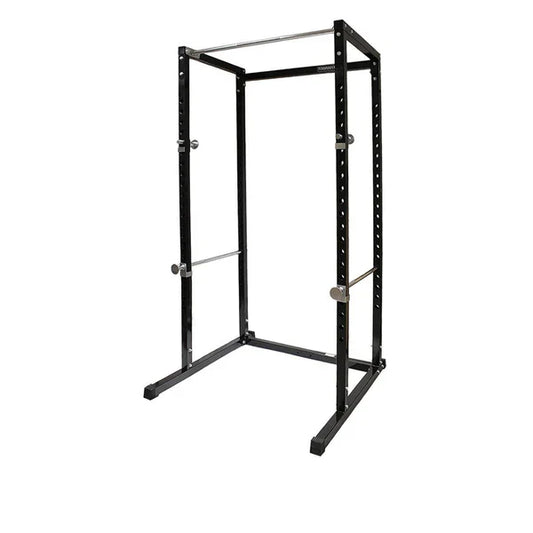 G100 Professional Power Rack Squat Cage with Integrated Pull-Up Bar - Heavy Duty Steel Construction for Home and Commercial Gyms - Adjustable Safety Bars and Multi-Grip Positions for Comprehensive