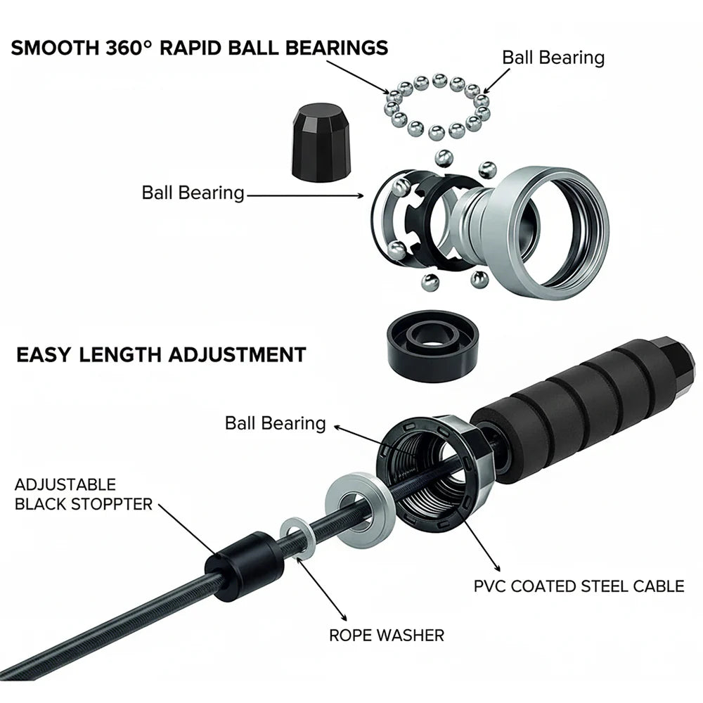 PVC Adjustable Skipping Rope