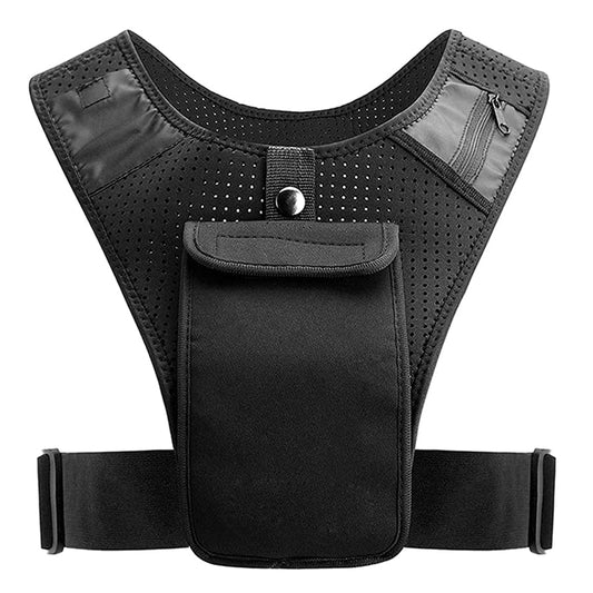 Running Hydration Vest – Lightweight, Adjustable Chest Pack with Water-Resistant Storage for Trail Running, Cycling & Outdoor Use