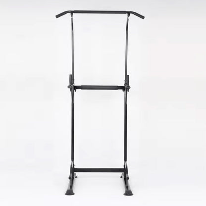 Pull-Up & Dip Station Power Tower – Adjustable Height Multi-Function Workout Stand with Heavy-Duty Steel Frame for Full Body Strength Training at Home Gym