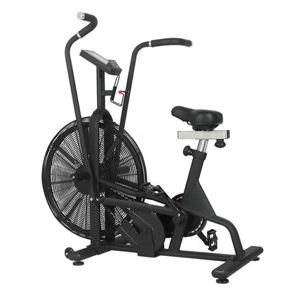 CURSOR FITNESS Premium Exercise Bike - Stationary Spin Cycle with Quiet Belt Drive System - Adjustable Resistance Levels - Extra Comfort Seat - LCD Display - Home Cardio Indoor Cycling Workout