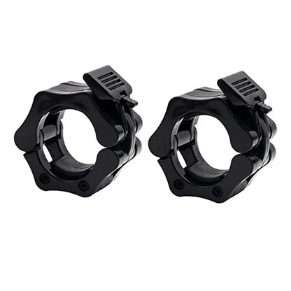 Olympic Barbell Collars 2" - Quick Release Locking Clamps - Secure Your Weight Plates - Heavy-Duty ABS for Strength Training - Fits Standard 2-Inch Barbells - Premium Quality Fitness -