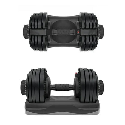 32.5kg Adjustable Dumbbell – 12-in-1 Quick Select Dumbbell | Weight Range 5kg–32.5kg | Space-Saving Strength Training Equipment with Safety Lock for Home Gym Workouts