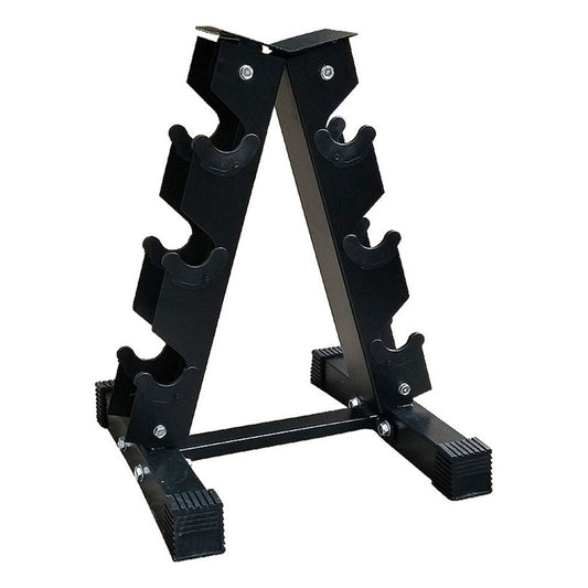 Heavy-Duty Dumbbell Storage Rack - 3, 4, 5 & 6-Tier Options - Premium Steel Construction - Weight Organization System for Home Gym & Commercial Use - Compact Space-Saving Design