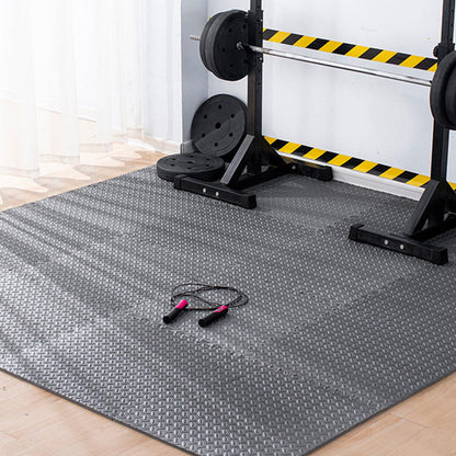 Interlocking EVA Foam Puzzle Exercise Mats - Premium 10mm Thick Anti-Slip Rubber Top Workout Tiles - Customizable Protective Gym Flooring for Home Fitness - Noise Reducing Shock Absorbing Training