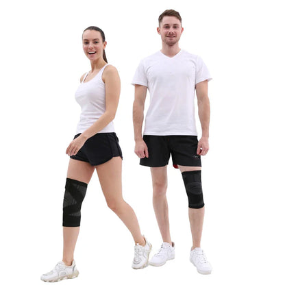 Adjustable Knee Support with Compression Strap – Stabilizing Brace for ACL, Meniscus & Arthritis Relief, Breathable for Sports & Daily Use