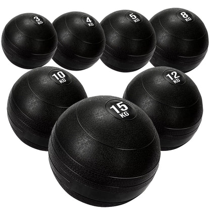 Heavy Duty Slam Balls for Explosive Power Training - Premium Non-Bounce Rubber Medicine Balls - Multiple Weights 3KG to 25KG - Textured Grip for Strength, Conditioning, Core & Cardio Workouts