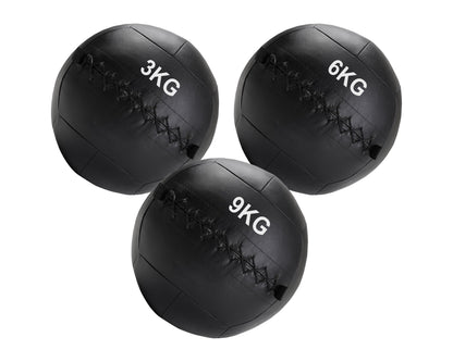 Professional Grade Wall Balls - Heavy-Duty Medicine Balls for CrossFit Training, Strength Conditioning & Core Workouts - Multiple Weight Options (3kg-12kg) - Textured Grip Sand-Filled Vinyl