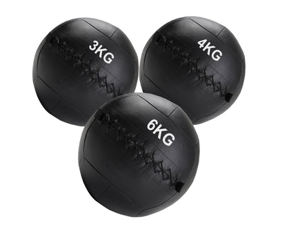 Professional Grade Wall Balls - Heavy-Duty Medicine Balls for CrossFit Training, Strength Conditioning & Core Workouts - Multiple Weight Options (3kg-12kg) - Textured Grip Sand-Filled Vinyl