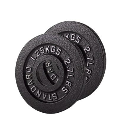 Professional Cast Iron Weight Plates - Durable Strength Training Discs for Standard Barbells - Premium Fitness Equipment for Home and Commercial Gym Use - Available in Singles, Pairs and Complete Sets