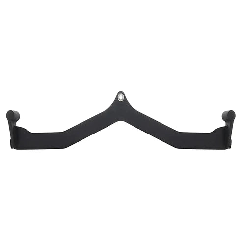 Black metal wall hook on a white background