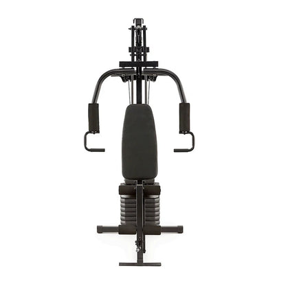 Black gym machine on a white background