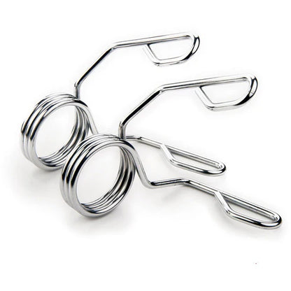 Set of metal bottle openers on a white background