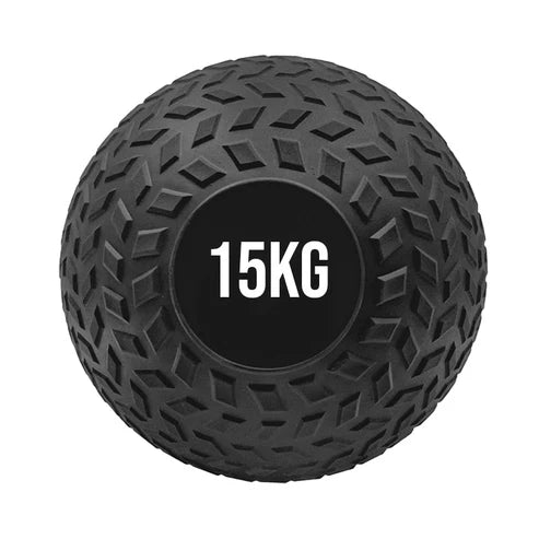 Black exercise ball with '10KG' marking on a white background