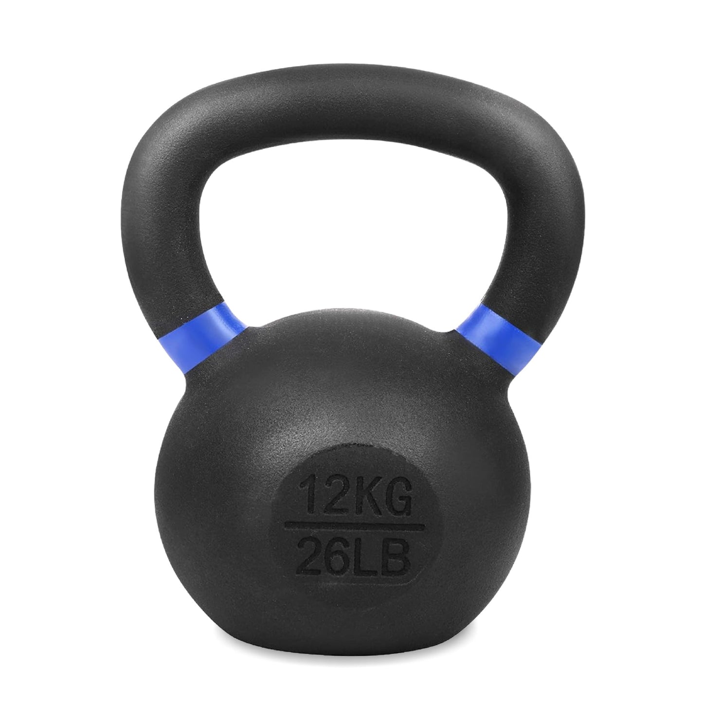 Cast Iron Kettlebells for Full Body Workout - Premium Strength Training Equipment with Ergonomic Grip - Durable Exercise Weights for Home Gym Fitness - Multiple Weight Options Available