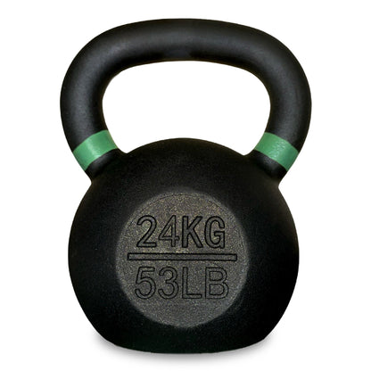 Cast Iron Kettlebells for Full Body Workout - Premium Strength Training Equipment with Ergonomic Grip - Durable Exercise Weights for Home Gym Fitness - Multiple Weight Options Available